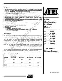 AT17LV002A-10CU Datasheet Cover