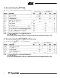 AT17LV020-10JI Datasheet Page 8