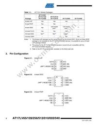 AT17LV512-10PC Datasheet Page 2