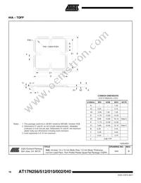 AT17N512-10SI Datasheet Page 16