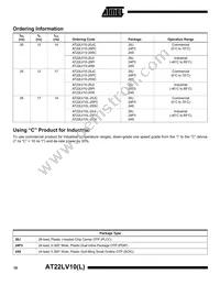 AT22LV10L-25SI Datasheet Page 10