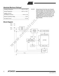 AT24C01-10TI-2.7 Datasheet Page 2