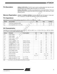 AT24C01-10TI-2.7 Datasheet Page 3