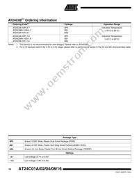 AT24C02Y1-10YI-1.8 Datasheet Page 16