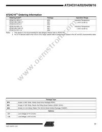 AT24C02Y1-10YI-1.8 Datasheet Page 17