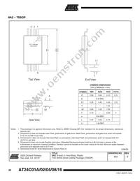 AT24C02Y1-10YI-1.8 Datasheet Page 20