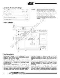 AT24C08AN-10SI-2.7-T Datasheet Page 2