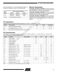 AT24C08AN-10SI-2.7-T Datasheet Page 3