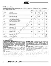 AT24C08AN-10SI-2.7-T Datasheet Page 4