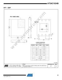 AT24C1024BY7-YH25-T Datasheet Page 23