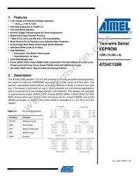 AT24C128BY6-YH-T Datasheet Cover