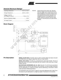 AT24C16AN-10SI-2.7-T Datasheet Page 2