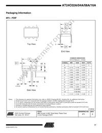 AT24C16AN-10SI-2.7-T Datasheet Page 17