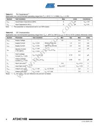 AT24C16B-TSU-T Datasheet Page 4