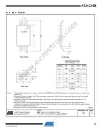 AT24C16B-TSU-T Datasheet Page 21