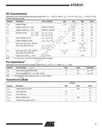 AT24C21-10SI-2.5 Datasheet Page 3