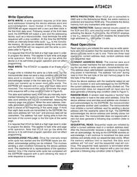 AT24C21-10SI-2.5 Datasheet Page 9