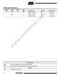 AT24C21-10SI-2.5 Datasheet Page 12