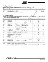 AT24C256W-10SI-2.7-T Datasheet Page 4