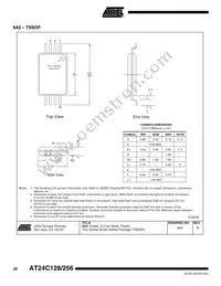 AT24C256W-10SI-2.7-T Datasheet Page 20