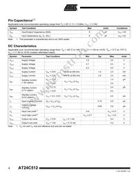 AT24C512W-10SI-2.7 Datasheet Page 4