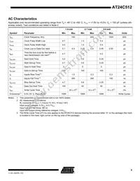 AT24C512W-10SI-2.7 Datasheet Page 5