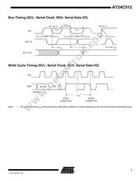 AT24C512W-10SI-2.7 Datasheet Page 7