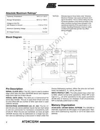 AT24C64-10TI-2.5 Datasheet Page 2