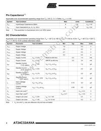 AT24C64AN-10SI-2.7-T Datasheet Page 4