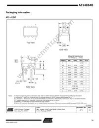 AT24C64B-10PU-2.7 Datasheet Page 14