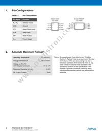 AT24C64BN-10SU-1.8 Datasheet Page 2