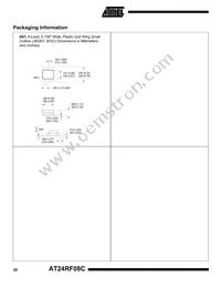 AT24RF08CN-10SC Datasheet Page 20