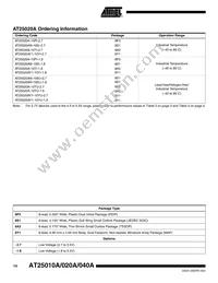 AT25040AN-10SI-2.7-T Datasheet Page 14