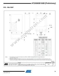AT25160BY6-YH-T Datasheet Page 19