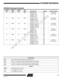 AT25160N-10SC-1.8 Datasheet Page 17