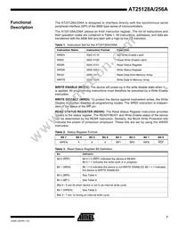 AT25256A-10CI-2.7 Datasheet Page 7