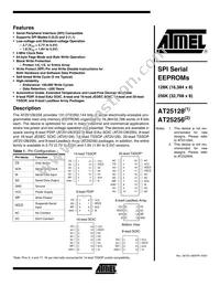 AT25256W-10SI-2.7 Datasheet Cover
