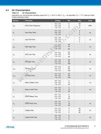 AT25320B-CUL-T Datasheet Page 5