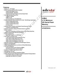 AT25DF081A-MH-Y Datasheet Cover