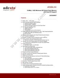 AT25DL161-MHN-T Datasheet Cover