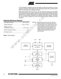 AT25F4096W-10SU-2.7 Datasheet Page 2
