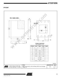 AT25F4096W-10SU-2.7 Datasheet Page 17