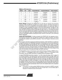 AT25F512AN-10SU-2.7 Datasheet Page 9