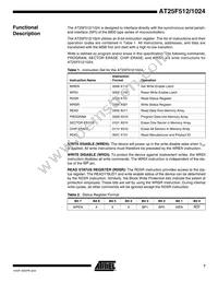 AT25F512N-10SI-2.7 Datasheet Page 7