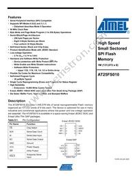 AT25FS010Y7-YH27-T Datasheet Cover