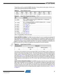 AT25FS040Y7-YH27-T Datasheet Page 9