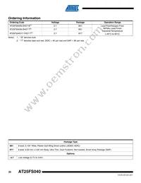 AT25FS040Y7-YH27-T Datasheet Page 20