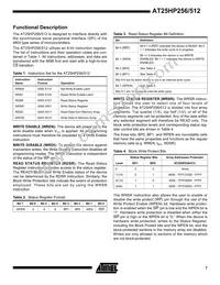 AT25HP256W-10SI Datasheet Page 7