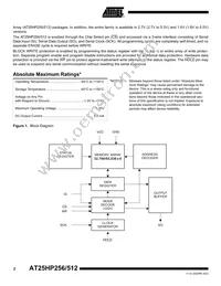 AT25HP256W-10SI-1.8 Datasheet Page 2