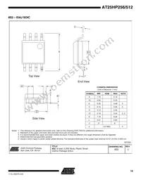 AT25HP512W210SU2.7 Datasheet Page 19